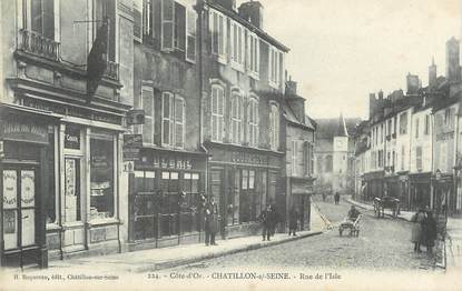 .CPA FRANCE 21 "Chatillon sur Seine, Rue de l'Isle"