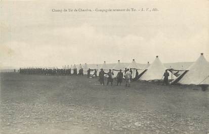 .CPA FRANCE 21 "Dijon, Champ de tir de Chenove, Compagnie revenant du tir"