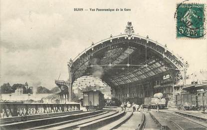 .CPA FRANCE 21 "Dijon, Vue panoramique de la gare"
