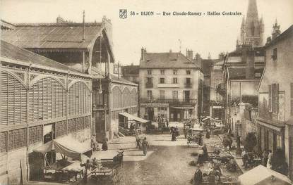 .CPA FRANCE 21 "Dijon, Rue Claude Ramey, Halles centrales'