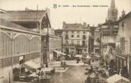 21 Cote D'or .CPA FRANCE 21 "Dijon, Rue Claude Ramey, Halles centrales'