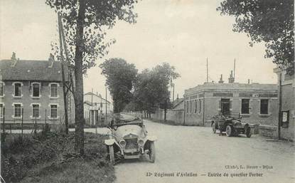 .CPA FRANCE 21 "Dijon, Régiment d'aviation, entrée du quartier Ferber"