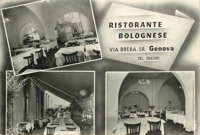 CPSM  ITALIE "Genova, Restaurant"