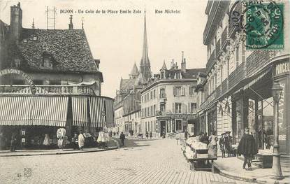 .CPA  FRANCE 21 "Dijon, Un coin de la Place Emile Zola"