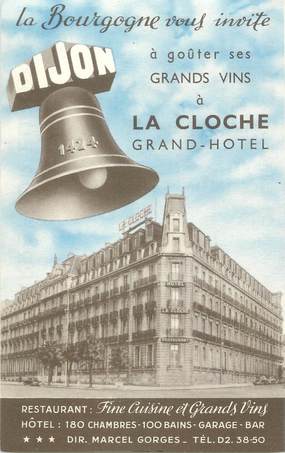 .CPA  FRANCE 21 "Dijon, Restaurant La Cloche "
