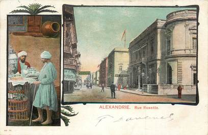 CPA EGYPTE "Alexandrie, Rue Rosette"