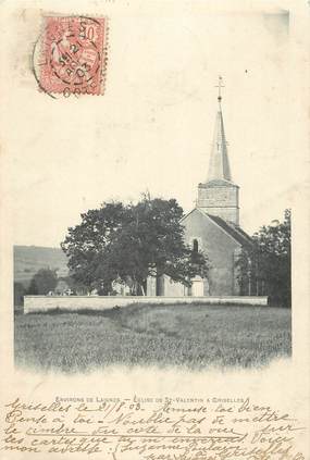 .CPA  FRANCE 21 " Griselles, Eglise de St Valentin"