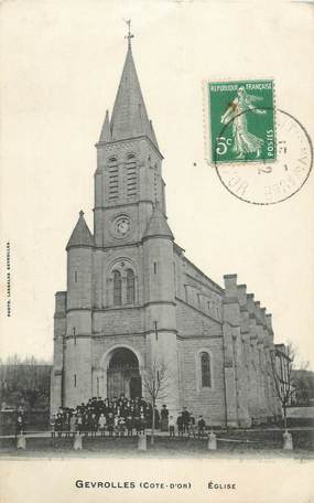 .CPA  FRANCE 21 "Gevrolles, L'église"