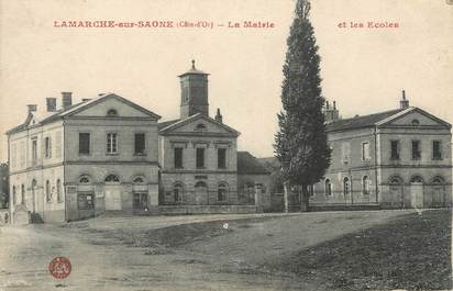 .CPA  FRANCE 21  "Lamarche sur Saone, La Mairie"