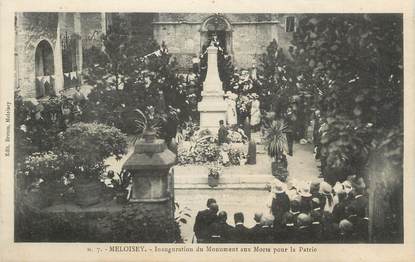 .CPA FRANCE 21 "Meloisey, Inauguration du monument aux morts"