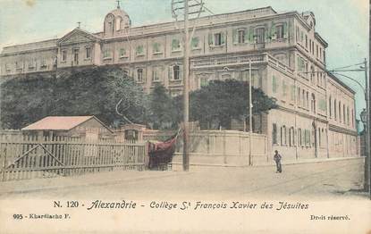 CPA EGYPTE "Alexandrie, Collège Saint François Xavier des Jésuites"