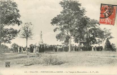 .CPA   FRANCE 21 "Pontailler sur Saone, La vierge du Montardoux"