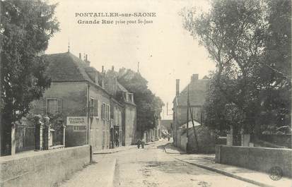 .CPA   FRANCE 21 "Pontailler sur Saone, Grande rue"