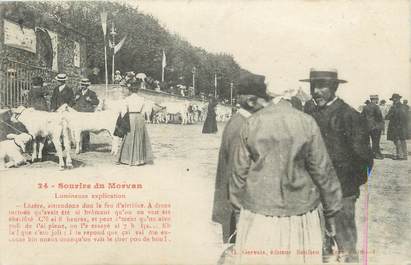 .CPA   FRANCE 21 "Sourires du Morvan, Lumineuse expliication"/FOLKLORE