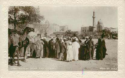 CPA EGYPTE "Le Caire, le marché près de la Citadelle"