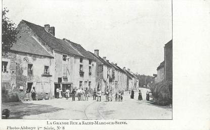 .CPA   FRANCE 21 "St Marc sur Seine, La grande Rue"