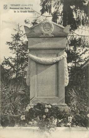 .CPA   FRANCE 21 "Venarey, Monument aux morts"