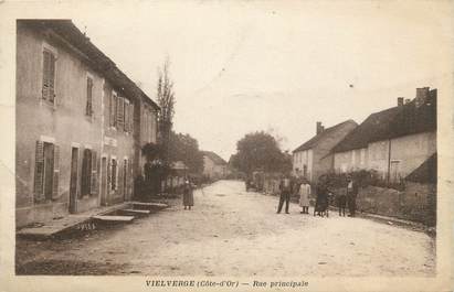 .CPA   FRANCE 21 "Vielverge, Rue principale"