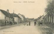 21 Cote D'or .CPA   FRANCE 21 "Varois, Rue principale"