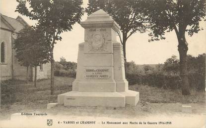 .CPA   FRANCE 21 "Varois et Chaignot, Le monument aux morts"