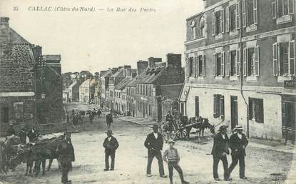 .CPA   FRANCE 22 " Callac, Rue des Portes"