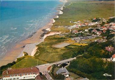  CPSM FRANCE 76 "Berneval sur Mer, les falaises, l'aérium et le pont"