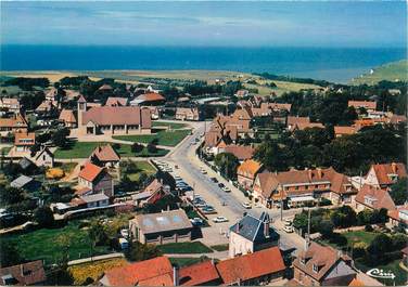  CPSM FRANCE 76 "Berneval sur Mer, le Bourg et l'Eglise"