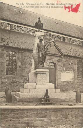 .CPA  FRANCE 22 " Goudelin, Monument aux morts"
