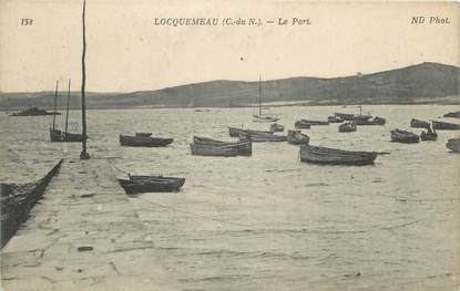 .CPA  FRANCE 22 " Locquemeau, Le port"