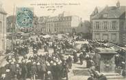 22 Cote D'armor .CPA   FRANCE 22 " Lannion, Le marché Place Marhallac'h"