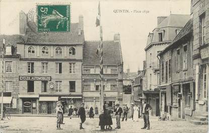 .CPA   FRANCE 22 " Quintin, Place 1830"