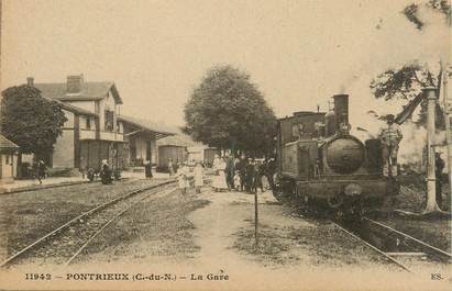 .CPA FRANCE 22 "Pontrieux, La gare"