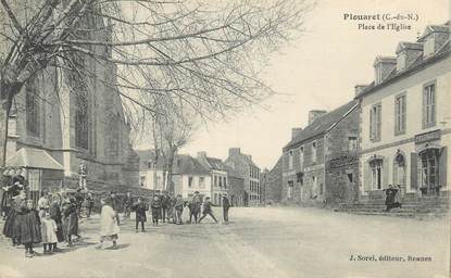 .CPA FRANCE 22 "Plouaret, Place de l'église"