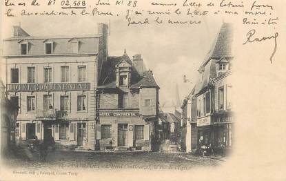 .CPA FRANCE 22 "Paimpol, Hôtel Continental, rue de l'église"