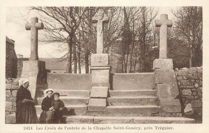 .CPA FRANCE 22 "St Brieuc, Les croix de la chapelle St Gonéry"