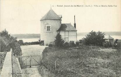 .CPA FRANCE 22 "St Jacut de la Mer, Villa et Moulin Belle Vue"