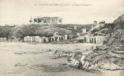 .CPA FRANCE 22 "St Jacut de la Mer, La plage de Rougerais"