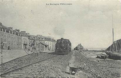 .CPA FRANCE 22 "St Brieuc, Legué sous la tour"/TRAINS