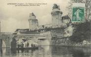 85 Vendee . CPA FRANCE 85 "Apremont, Le château et le pont démoli"