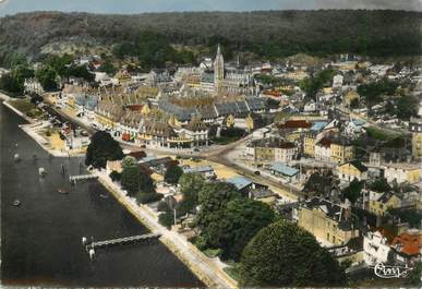 CPSM FRANCE 76 "Caudebec en Caux, vue générale aérienne"