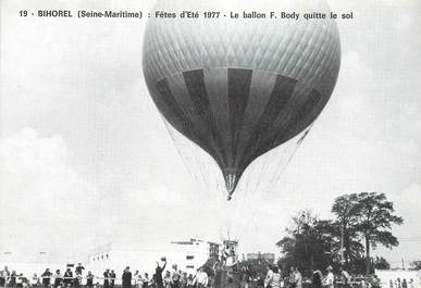 CPSM FRANCE 76 "Bihorel,  ballon des Fêtes d'Eté 1977"