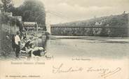86 Vienne . CPA FRANCE 86 "Bonneuil- Matours, Le pont suspendu"