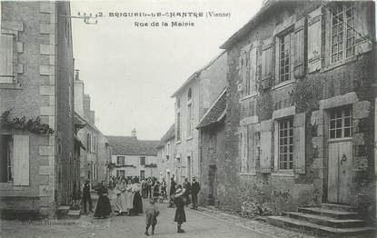 . CPA FRANCE 86 "Brigueil le Chantre, Rue de la Mairie"