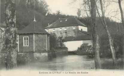 . CPA FRANCE 86 "Environs de Civray, le moulin des Roches"