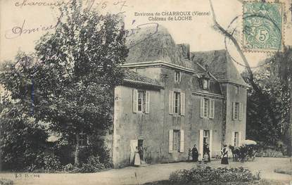 . CPA FRANCE 86 "Environs de Charroux, Château de Loche"