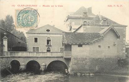 . CPA FRANCE 86 "Clan - Jaulnay, Moulin sur le clain"