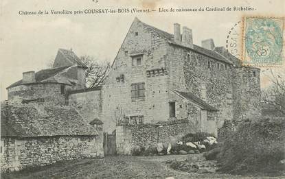 . CPA FRANCE 86 "Coussay les Bois, Château de la Vervolière"