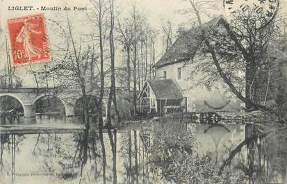 . CPA FRANCE 86 "Liglet, Moulin du pont"