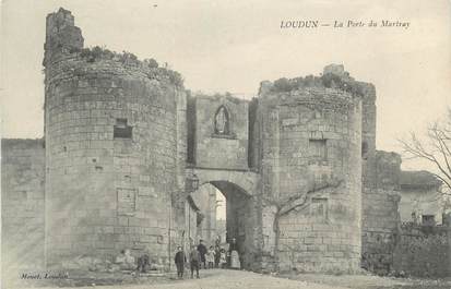 . CPA FRANCE 86 "Loudun,  La porte du Martray"