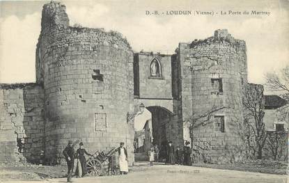 . CPA FRANCE 86 "Loudun,  La  porte du Martray"